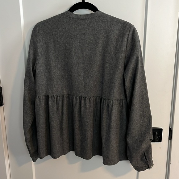 Sezane Gray “Sixtine” Blouse - medium - Picture 4 of 12
